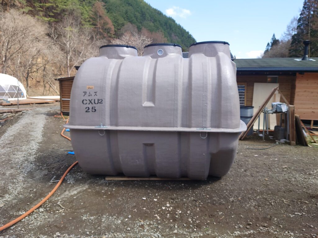 長野県上田市にて25人槽合併浄化槽の設置工事をご依頼いただきました