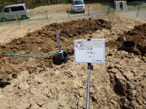 浄化槽工事の前に行う地下浸透試験について