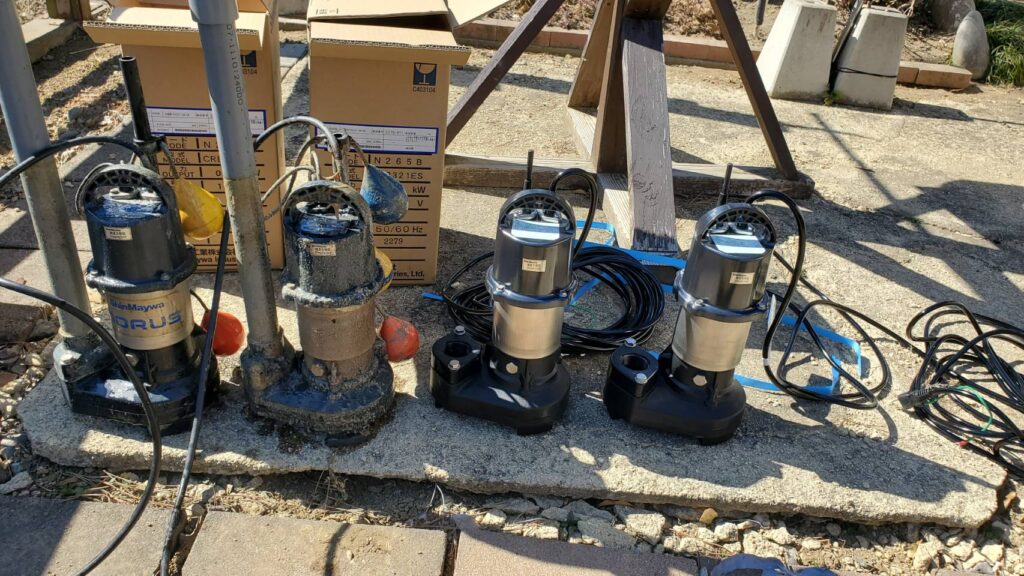 浄化槽の排水ポンプ別機種